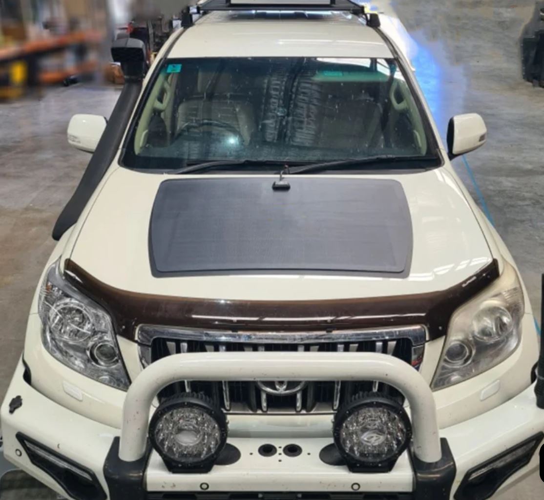 VSS Bonnet Solar Panel - Toyota Prado (90 and 120 Series) 100-Watt