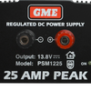 GME SWITCH MODE POWER SUPPLY (25 AMP PEAK) -PSM1225