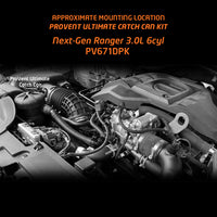 Direction-Plus  ProVent Ultimate Catch Can Kit NEXT GEN FORD RANGER / EVEREST & VW AMAROK V6 (PV671DPK)