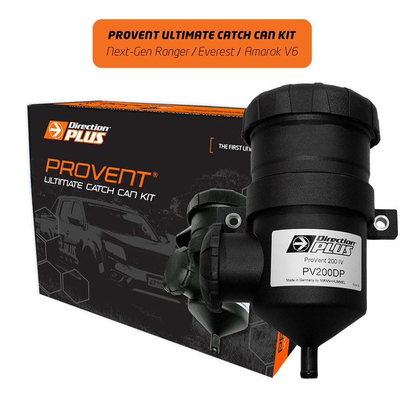 Direction-Plus  ProVent Ultimate Catch Can Kit NEXT GEN FORD RANGER / EVEREST & VW AMAROK V6 (PV671DPK)