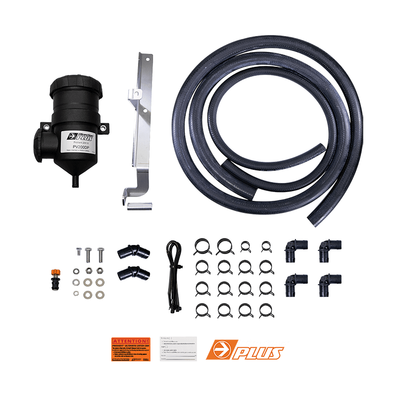 Direction-Plus  ProVent Ultimate Catch Can Kit NEXT GEN FORD RANGER / EVEREST & VW AMAROK V6 (PV671DPK)