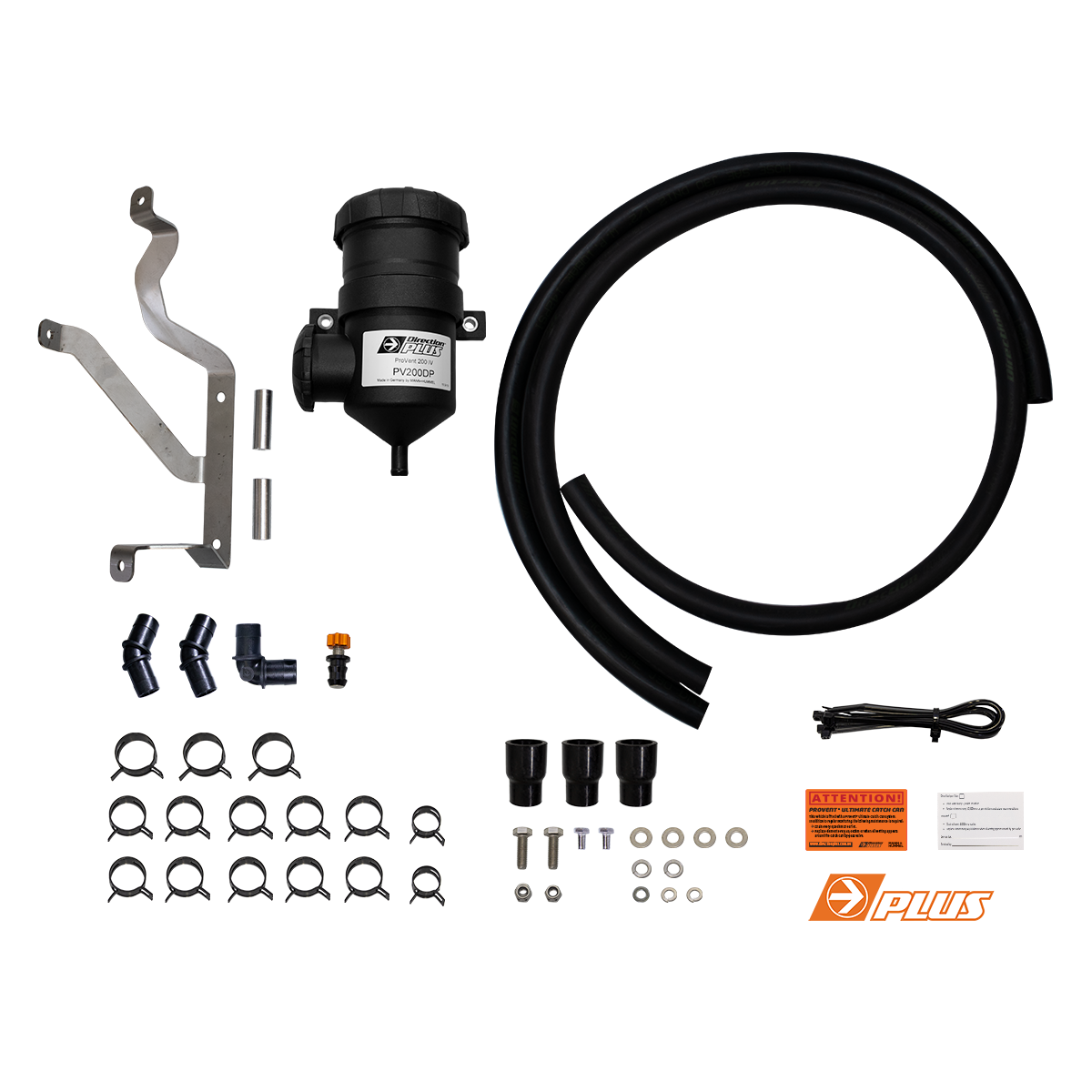 Direction-Plus  ProVent Ultimate Catch Can Kit NEXT GEN FORD RANGER / EVEREST / AMAROK 2L 4CYL (PV672DPK)