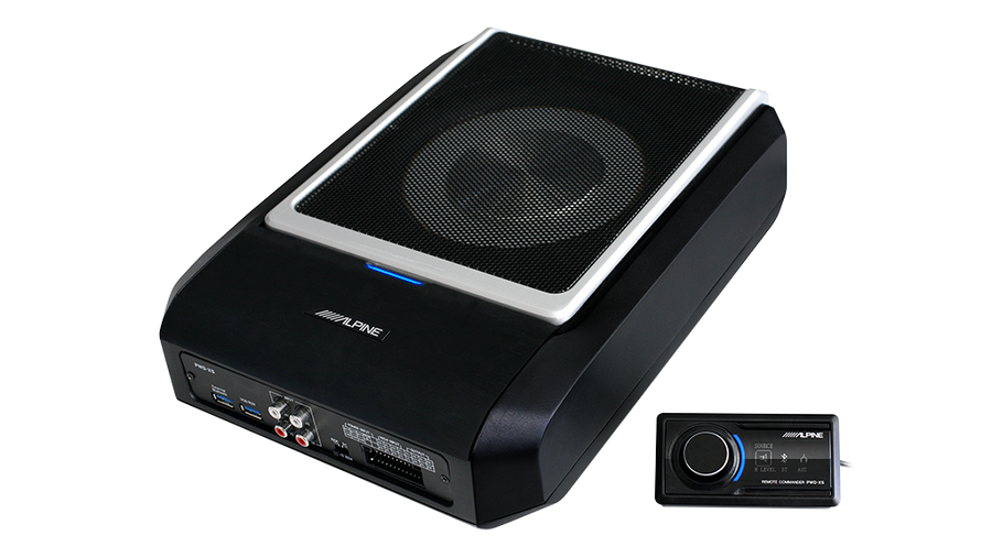 Alpine PWD-X5 All-in-one Compact Subwoofer, Amplifier & DSP (with remote control)