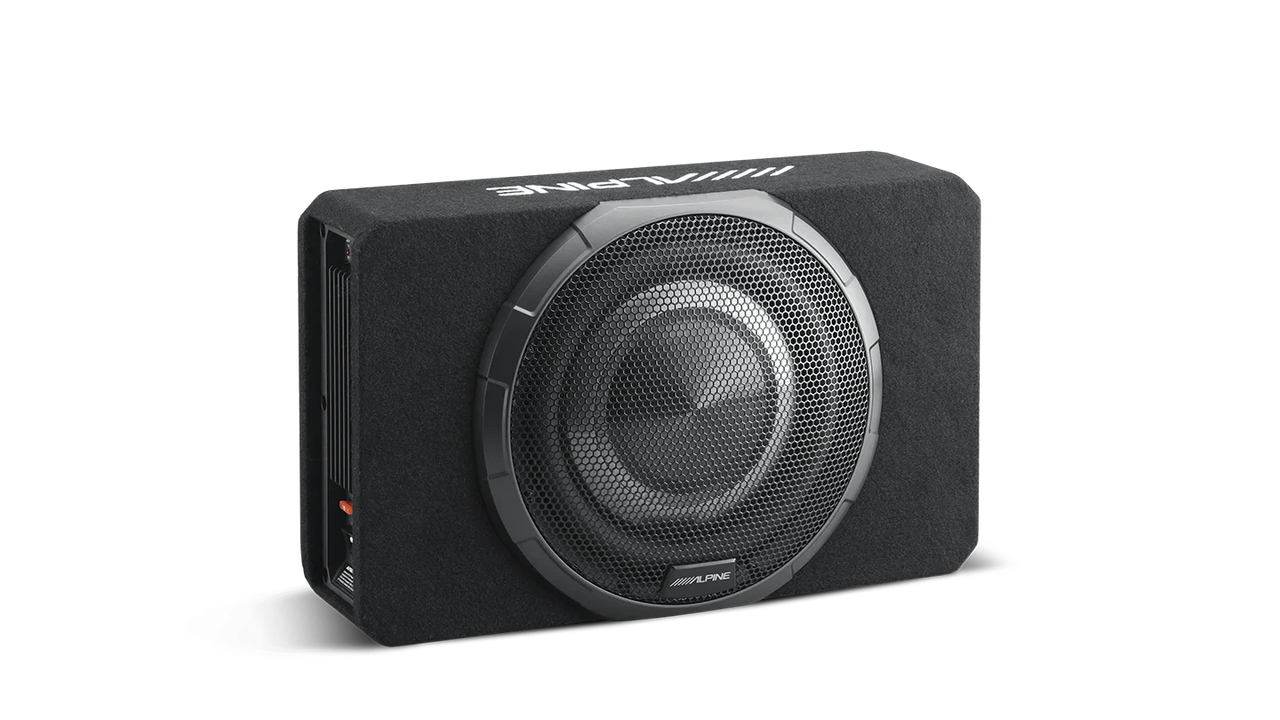 Alpine BassRev 10″ Slim-Line Powered Subwoofer PWV-SB10