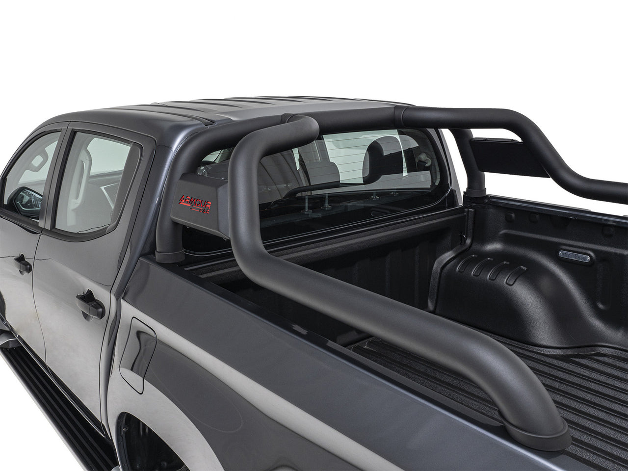 HSP ARMOUR BAR (BLACK) SUITS DUAL CAB MITSUBISHI TRITON MQ+MR-2015+ (DOES NOT WORK WITH ROLL R COVER) -Q-AB1