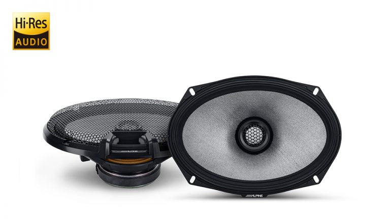 Alpine R2-S69 Next-Generation 6×9” (16cm x 24cm) 2-Way Coaxial R-Series Speakers