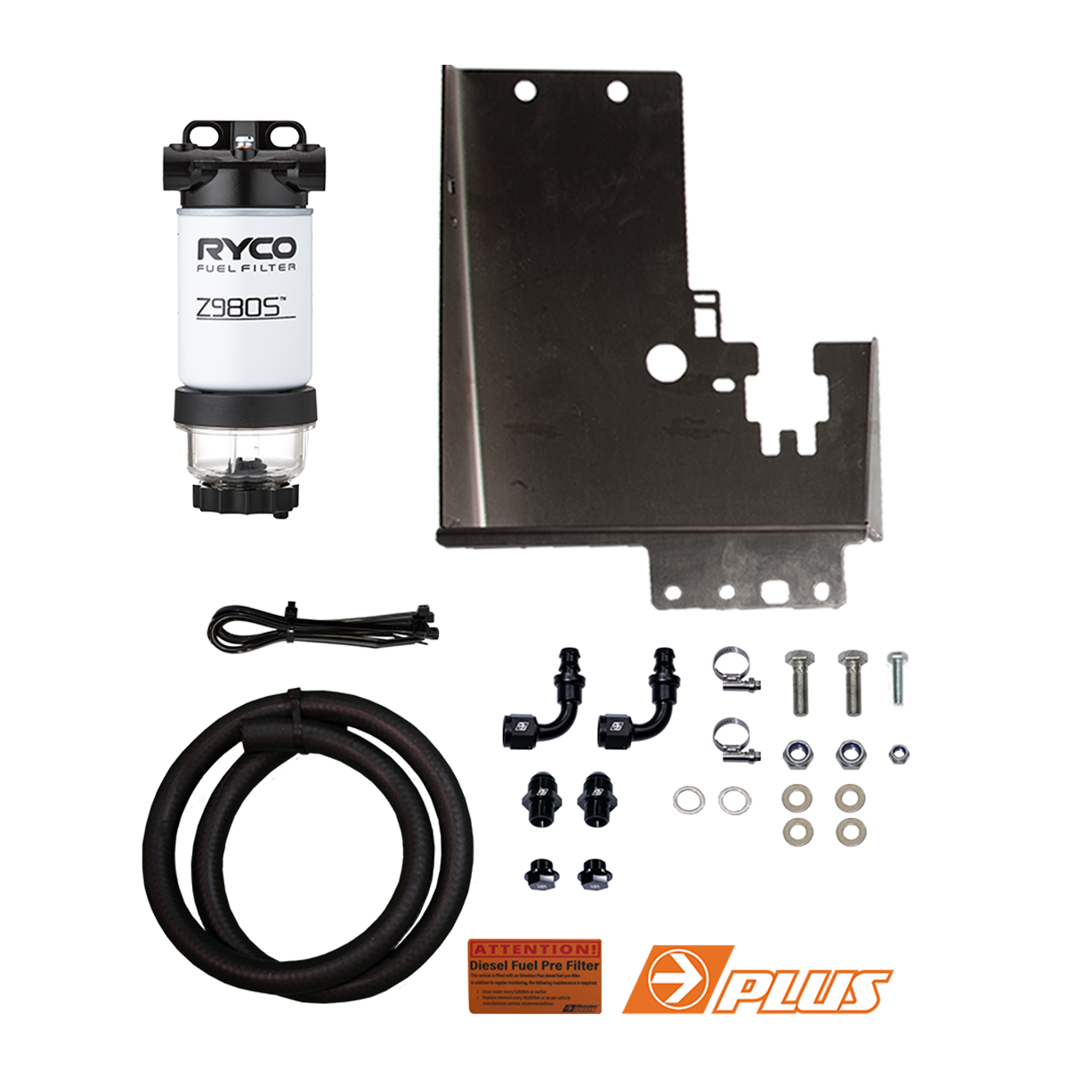 DIRECTION-PLUS RYCO PRE-FILTER KIT TOYOTA HILUX N80 / FORTUNER (RC628DPK)