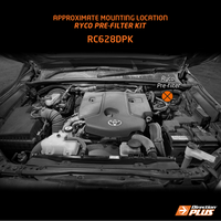 DIRECTION-PLUS RYCO PRE-FILTER KIT TOYOTA HILUX N80 / FORTUNER (RC628DPK)