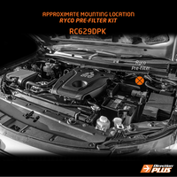 DIRECTION-PLUS RYCO PRE-FILTER KIT MITSUBISHI TRITON MQ/MR & PAJERO SPORT (RC629DPK)