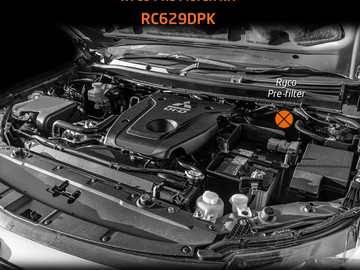 Direction-Plus  Ryco Pre-Filter Kit TRITON MQ/MR & Pajero Sport (RC629DPK)