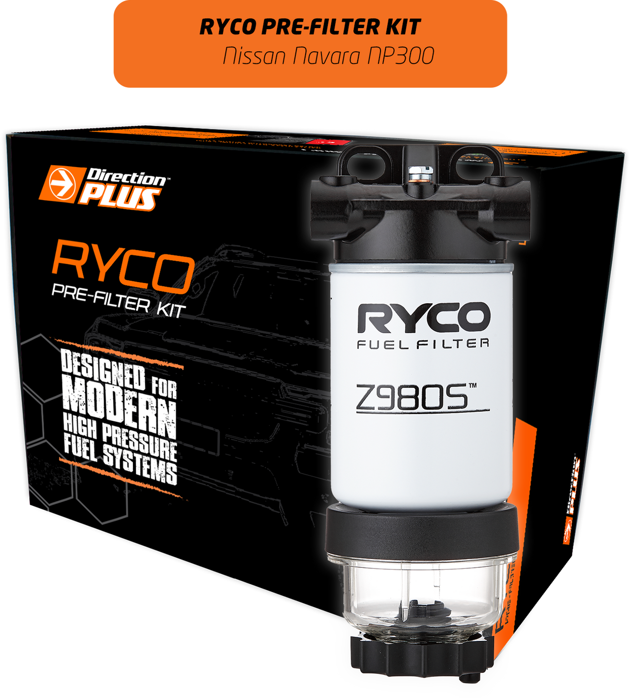 DIRECTION-PLUS RYCO PRE-FILTER KIT NAVARA NP300 (RC630DPK)