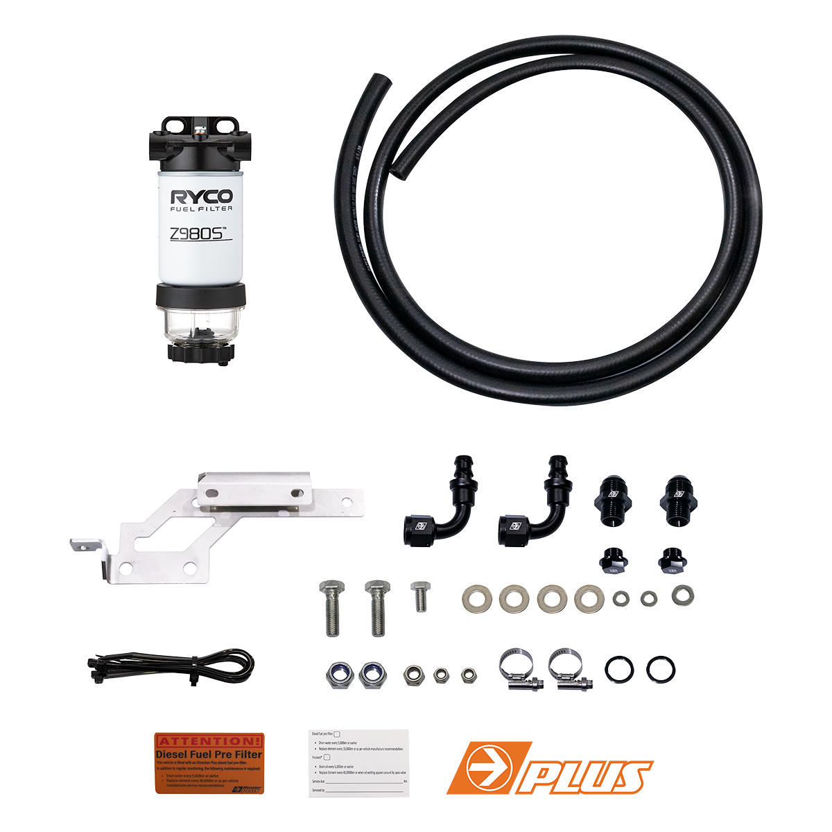 DIRECTION-PLUS RYCO PRE-FILTER KIT D-MAX, MU-X / BT-50 2020 ON (RC645DPK)