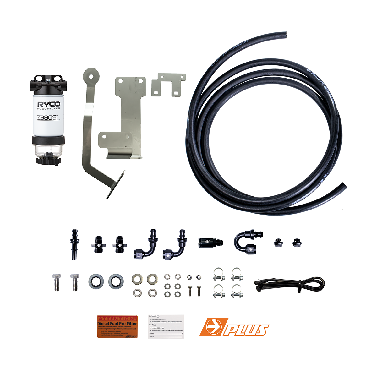 Direction-Plus  Ryco Pre-Filter Kit NEXT-GEN FORD  RANGER / EVEREST & VW AMAROK 4cyl & 6cyl (RC671DPK)