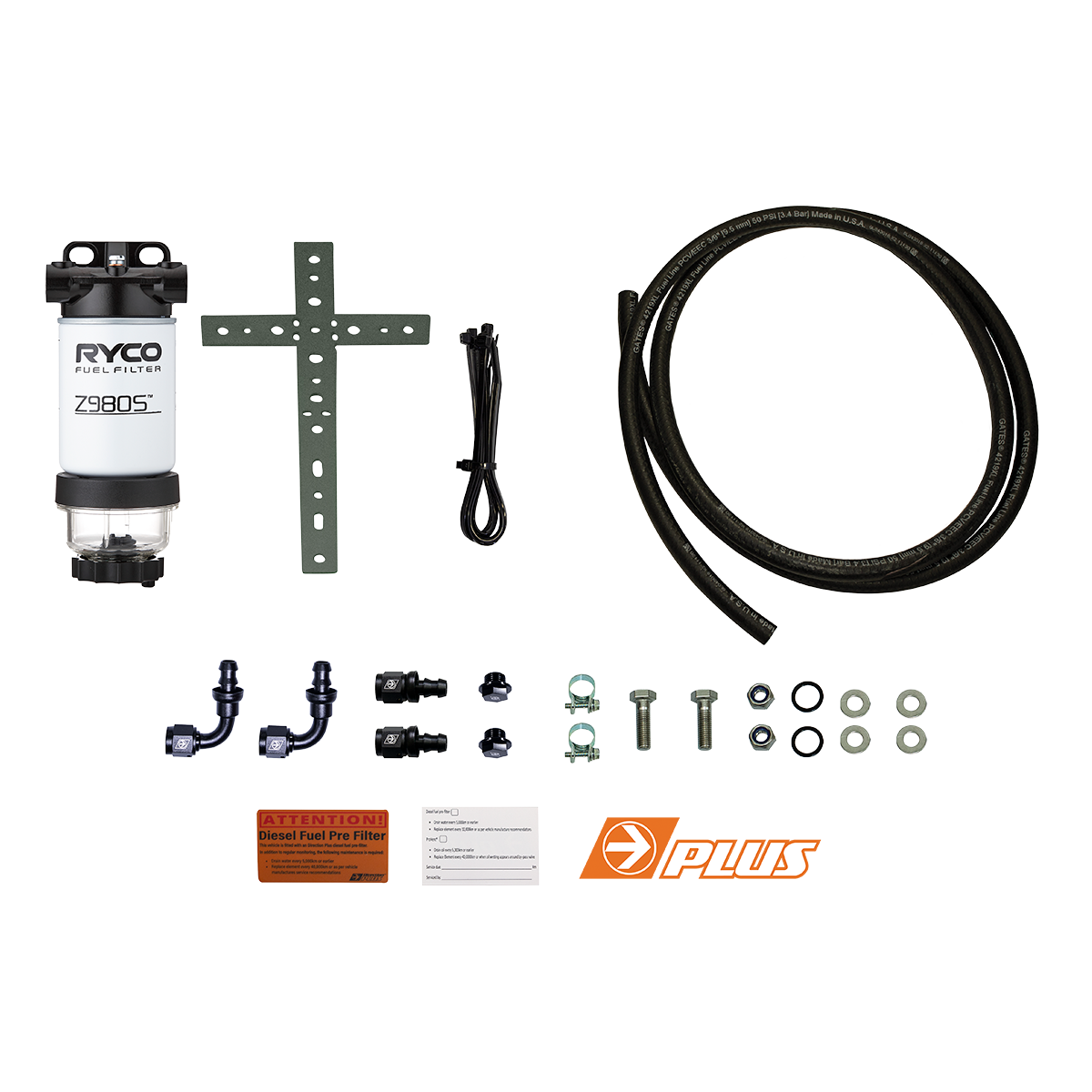 Direction-Plus  Universal 10mm Ryco Pre-Filter Kit (RC801DPK)