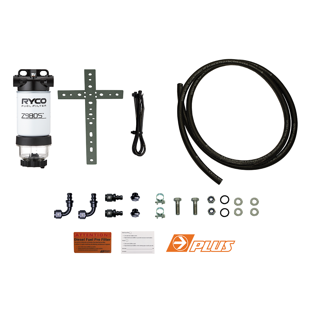 Direction-Plus  Universal 12mm Ryco Pre-Filter Kit (RC802DPK)