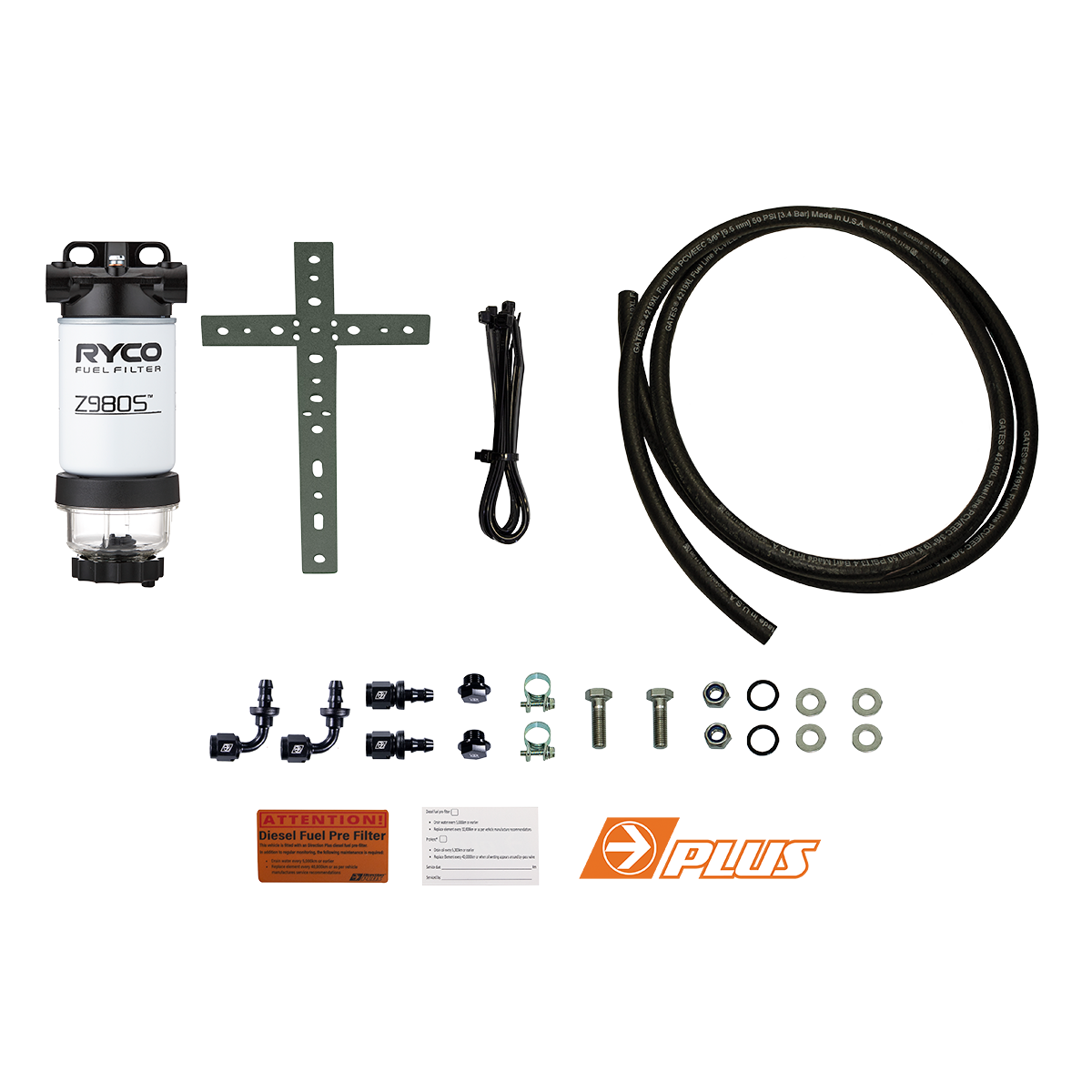 Direction-Plus  Universal 8mm Ryco Pre-Filter Kit (RC804DPK)