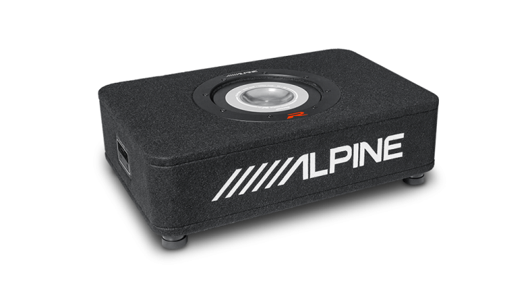 ALPINE R-Series 10" Shallow Profile Enclosure 2 Ohm Subwoofer RS-SB10