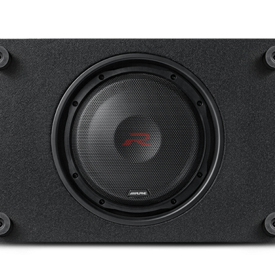 Alpine R-Series 12″ Shallow Profile Enclosure 2 Ohm Subwoofer RS-SB12