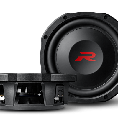 Alpine R-Series 10″ Shallow Profile Dual 4 Ohm DVC High Perfo Subwoofer RS-W10D4