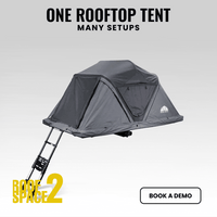 ROOF SPACE 2 (v2)- 67 kg German Engineered Hardshell Rooftop Tent - RSC1M201S3