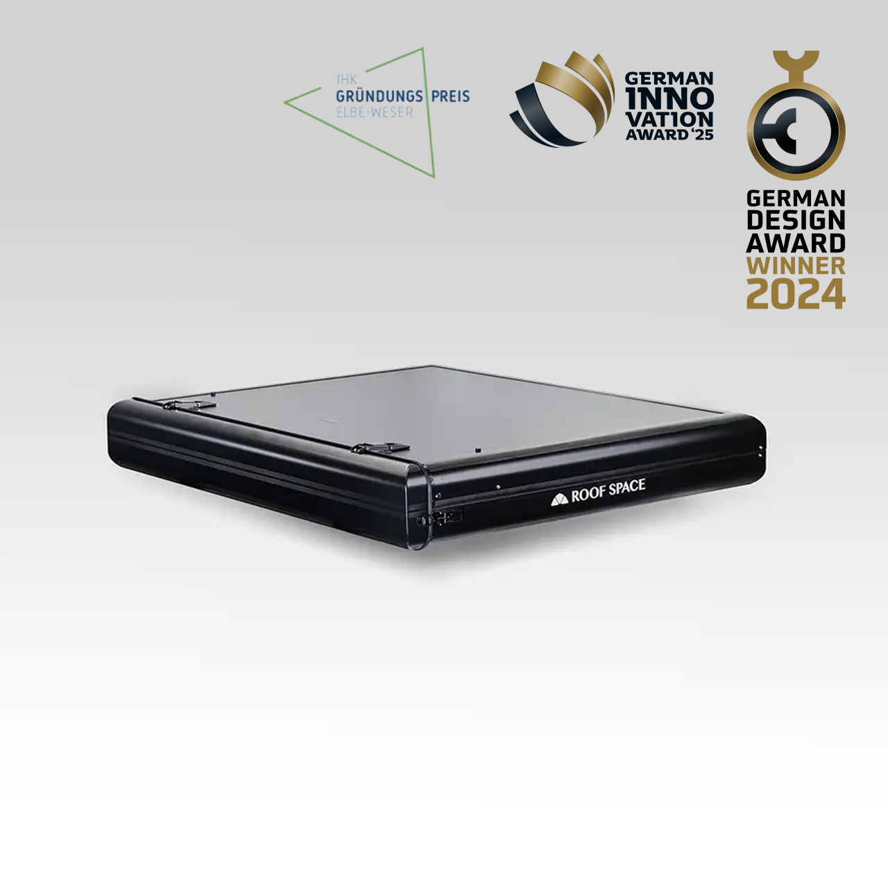 ROOF SPACE 2 (v2)- 67 kg German Engineered Hardshell Rooftop Tent - RSC1M201S3