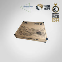 ROOF SPACE 2 (v2)- 67 kg German Engineered Hardshell Rooftop Tent - RSC1M201S3