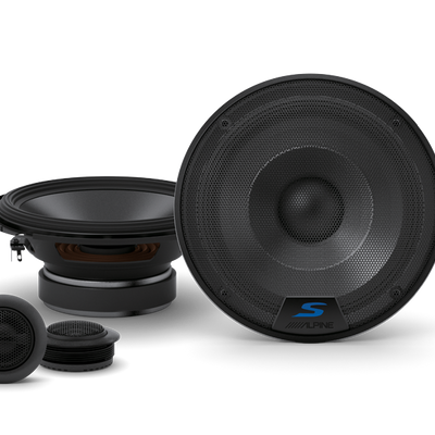 Alpine S-S65C S-Series 6-1/2 Inch 2-Way Component Speaker