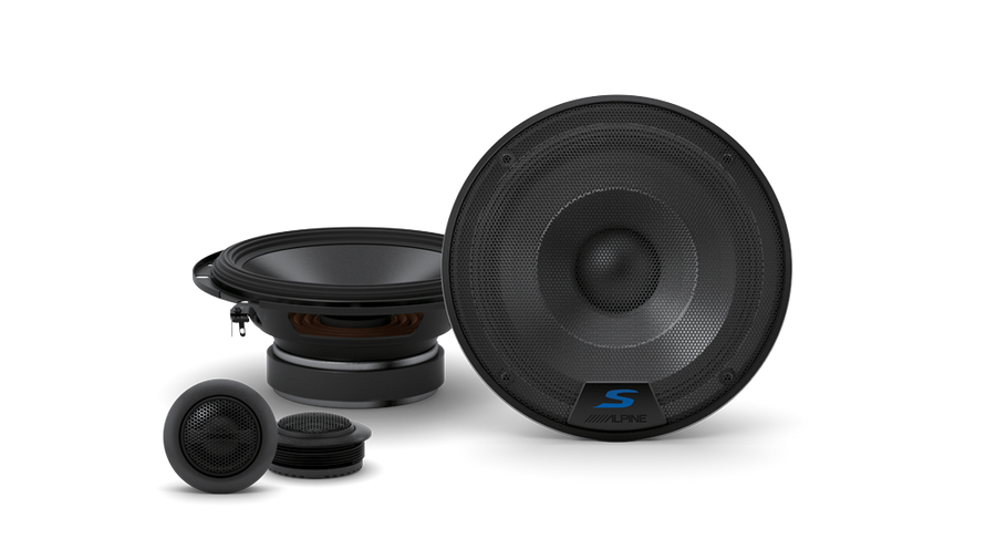 Alpine S-S65C S-Series 6-1/2 Inch 2-Way Component Speaker