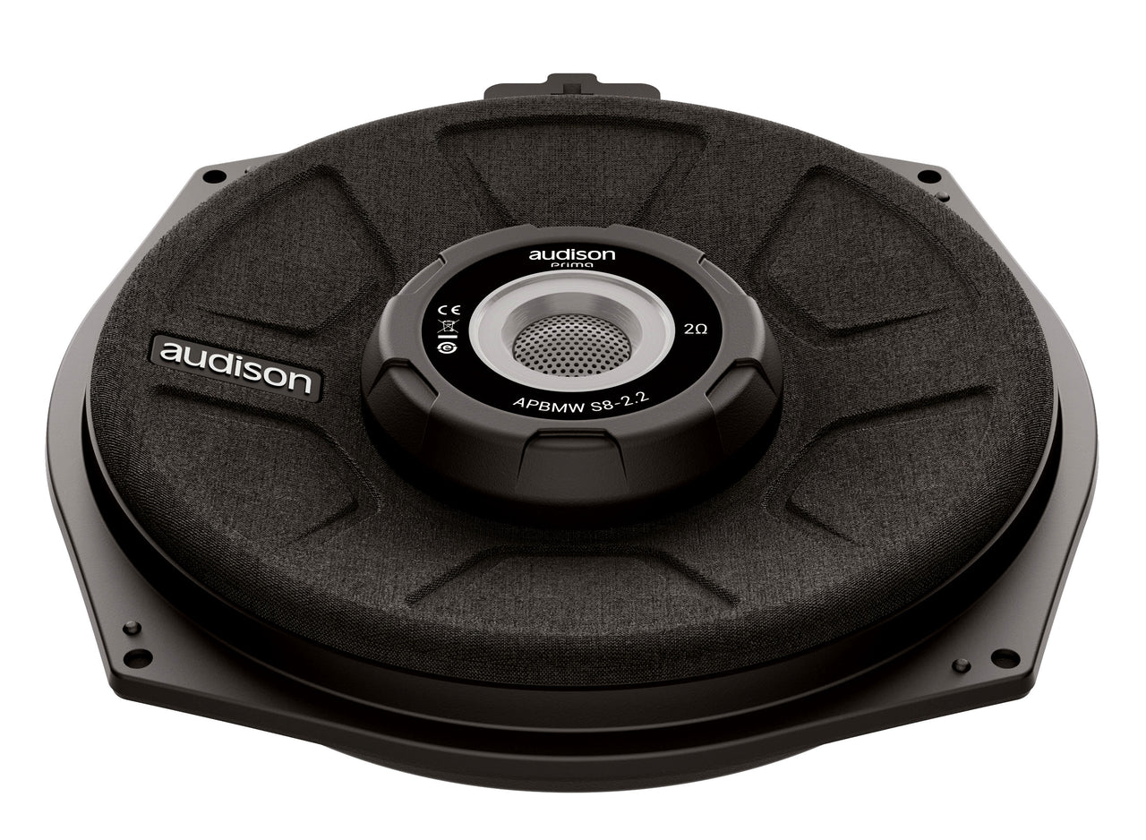 AUDISON Prima Line - 8" 300W 2 Ohm Subwoofer To Suit Bmw / Mini (Apbmw S8-2.2)