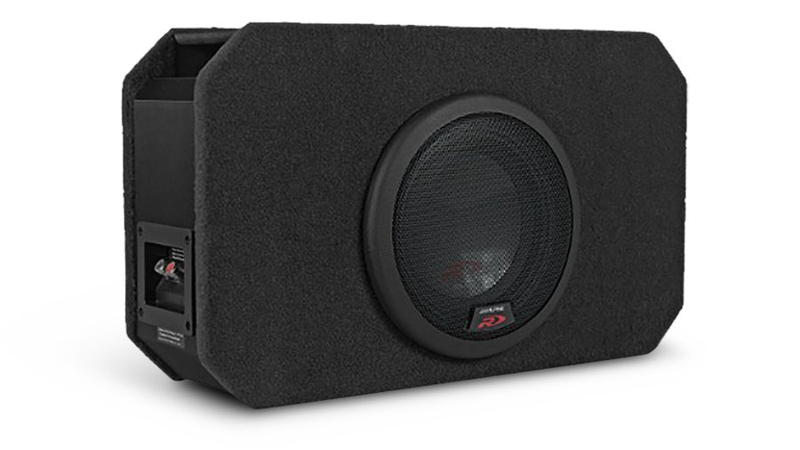 Alpine SBR-S8D4.2 900W 8” Compact Subwoofer (with included grille | SWR-823D Pre-installed)