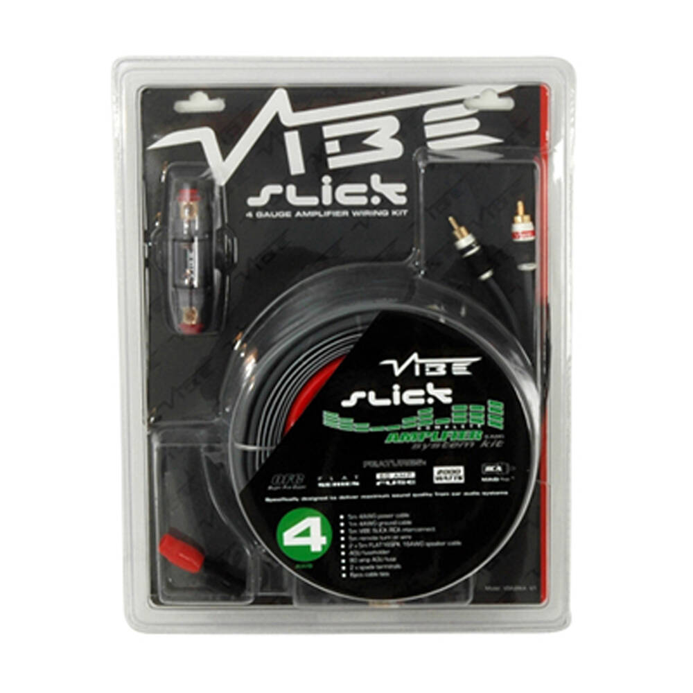 VIBE AUDIO Critical Link 4 Gauge Wiring Kit-VSAWK4-V1