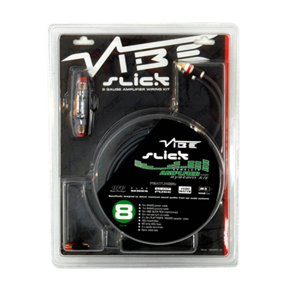 VIBE AUDIO Critical Link 8 Gauge Wiring Kit -VSAWK8-V1