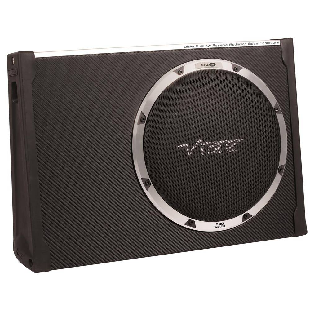 BLACKAIR Bass Enclosure 8" Passive Subwoofer With 12" Ultra Shallow Passive Radiator-BLACKAIRT12SV6