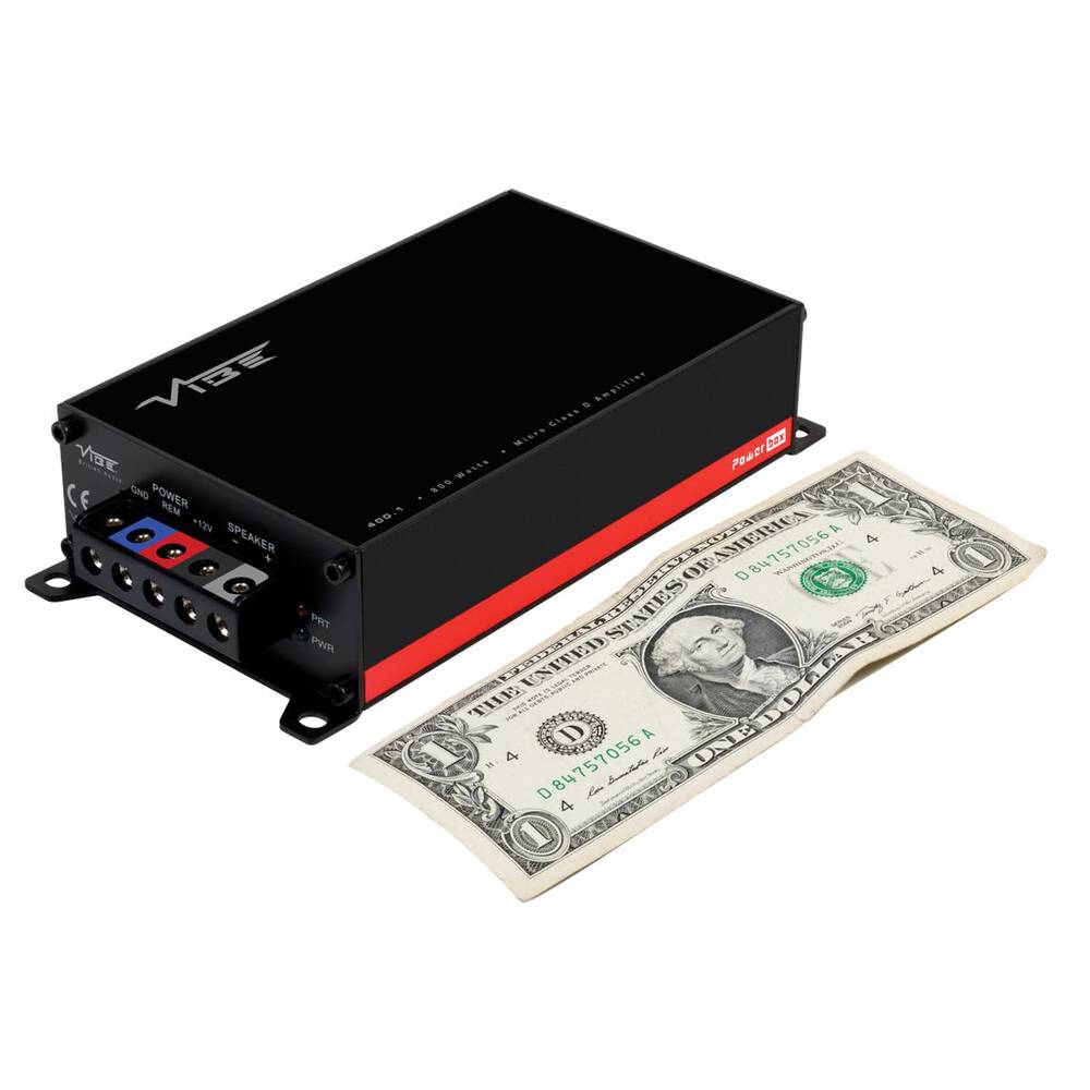 POWERBOX Mirco Amplifier - Mono, 400W Rms-POWERBOX400.1MV7