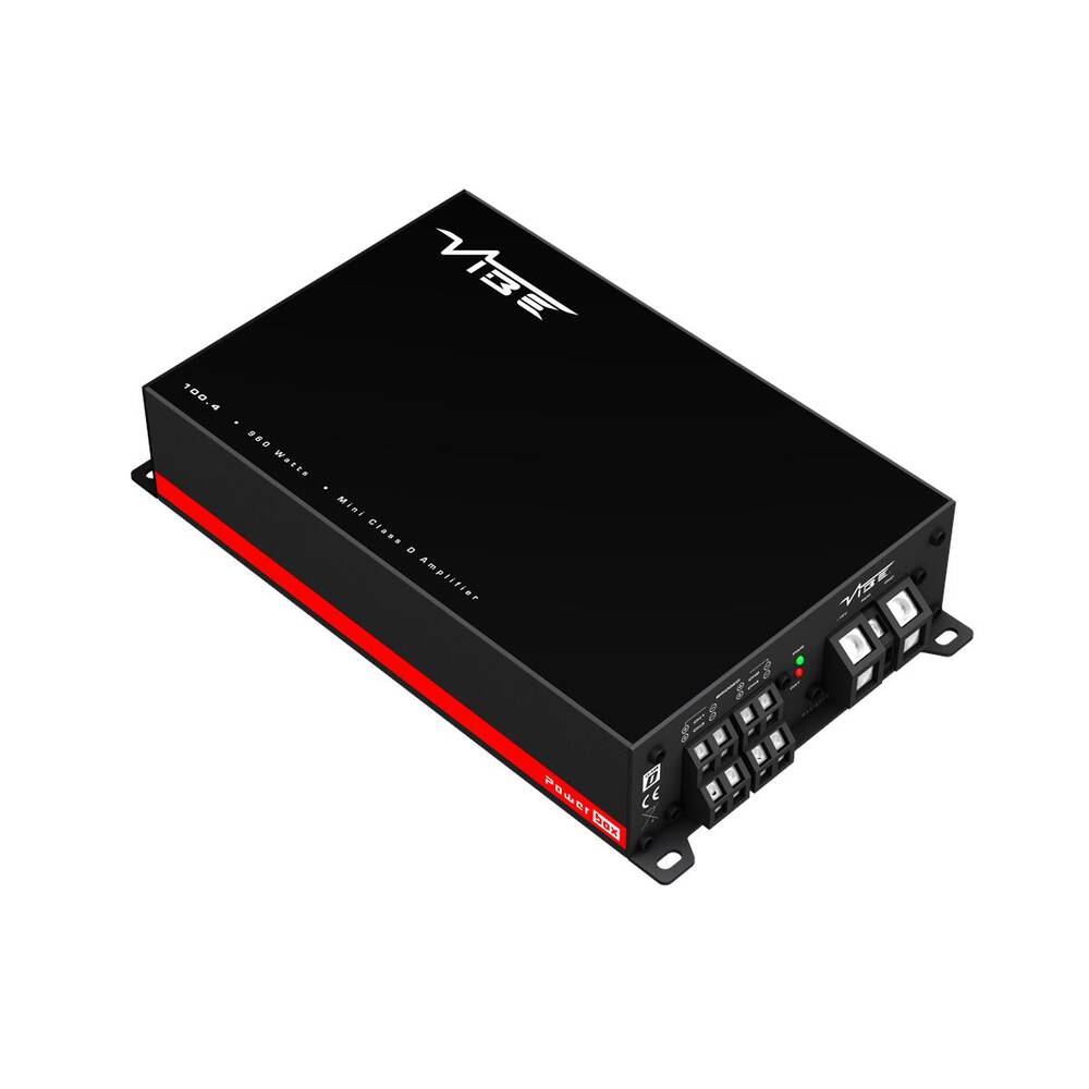 POWERBOX Amplifier - 4 Channel, 4 X 100W Rms-POWERBOX100.4M-V0