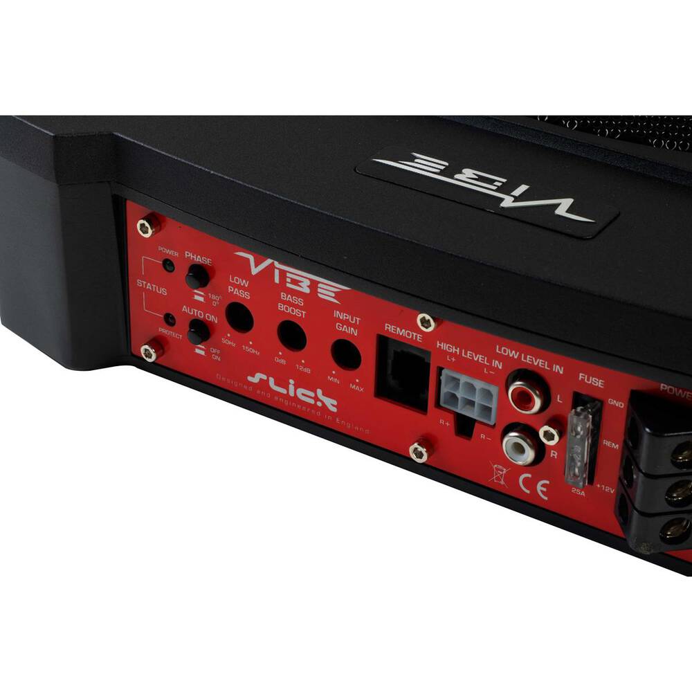 SLICK 10In Underseat Subwoofer 540W Peak W/ Bass Controller -SLICKC10A-V0