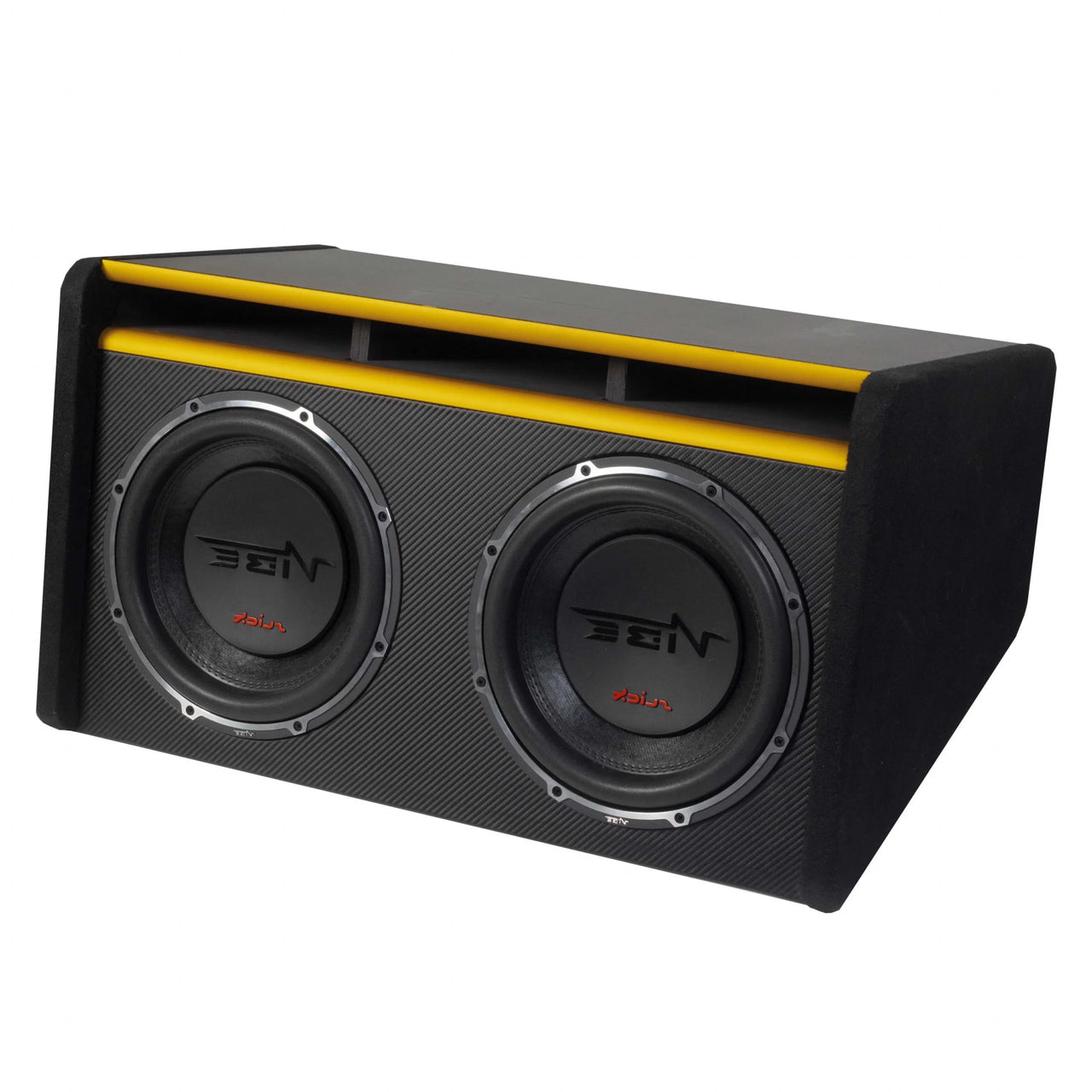 SLICK Dual 12" 3000W Passive Bass Enclosure 1000W Rms @ 2Ohm-SLICKMIT12T-V3