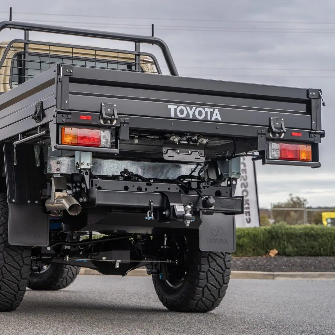 TORQIT 3.5" Single Exit Exhaust Toyota 79 Series Dual Cab + FREE Pedal Torq® Pack - HS8148SS