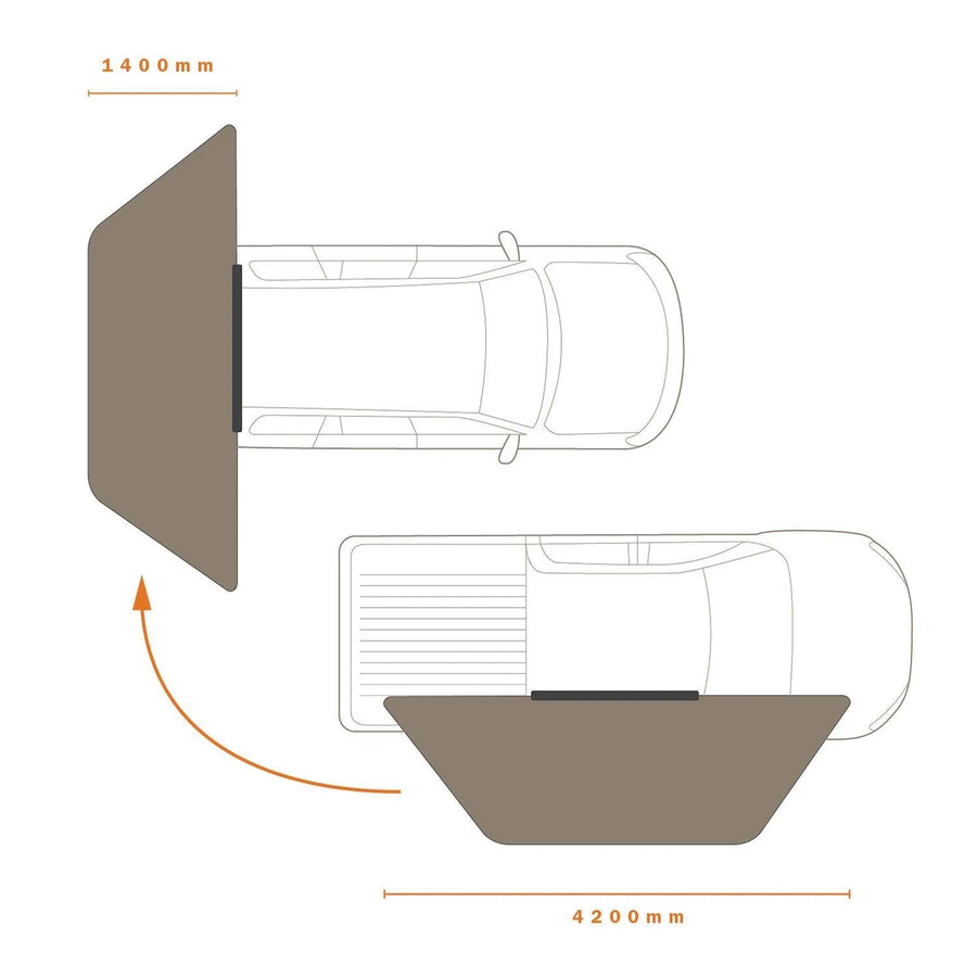 DARCHE ECLIPSE 180V VERSATILE AWNING (IN STORE PICK-UP ONLY) -T050801744V