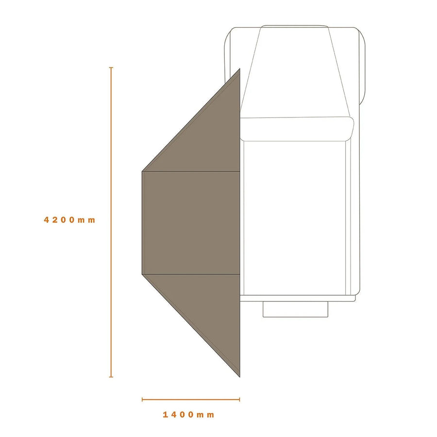 DARCHE ECLIPSE 180V VERSATILE AWNING (IN STORE PICK-UP ONLY) -T050801744V