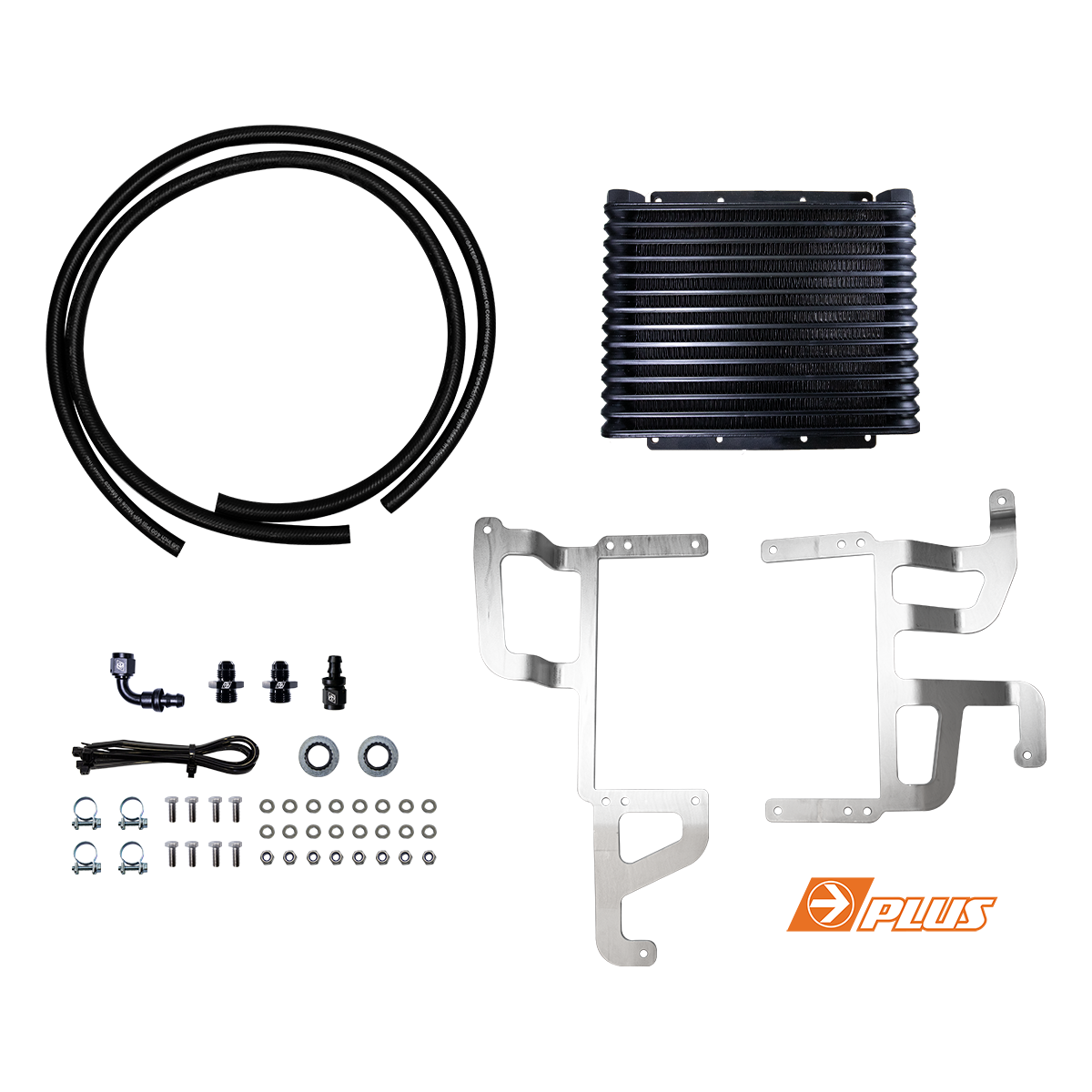 DIRECTION-PLUS TRANSCHILL ARCTIC BLACK TRANSMISSION COOLER KIT ISUZU D-MAX & MU-X (TCB601DPK)