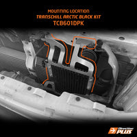 DIRECTION-PLUS TRANSCHILL ARCTIC BLACK TRANSMISSION COOLER KIT ISUZU D-MAX & MU-X (TCB601DPK)