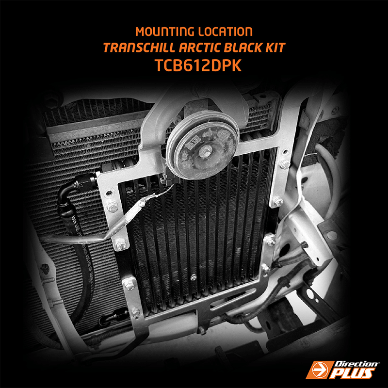 DIRECTION-PLUS TRANSCHILL ARCTIC BLACK TRANSMISSION COOLER KIT FOR TOYOTA HILUX N70 (TCB612DPK)