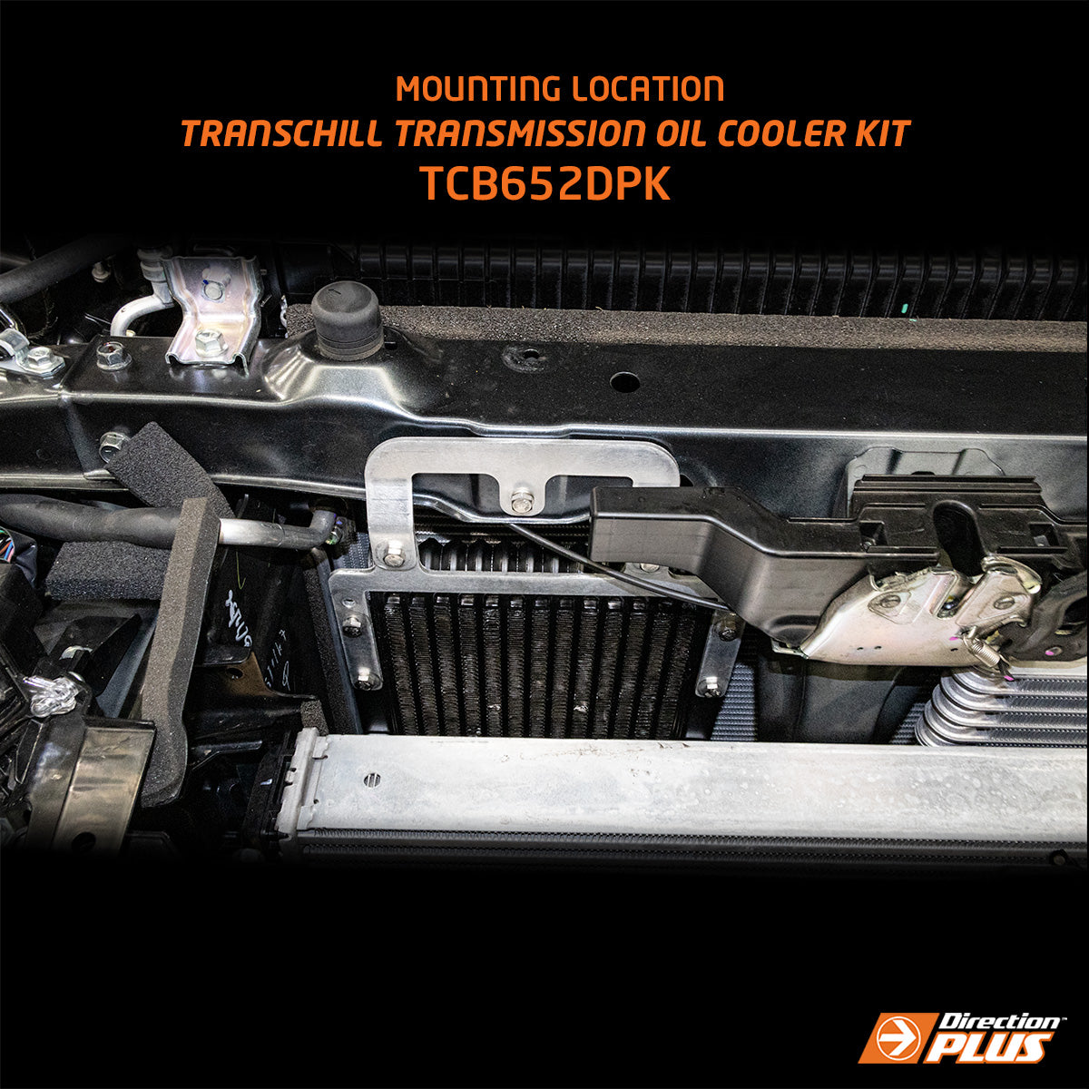 DIRECTION-PLUS TRANSCHILL ARCTIC BLACK TRANSMISSION COOLER KIT MITSUBISHI TRITON MV (TCB652DPK)