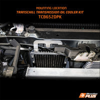 DIRECTION-PLUS TRANSCHILL ARCTIC BLACK TRANSMISSION COOLER KIT MITSUBISHI TRITON MV (TCB652DPK)