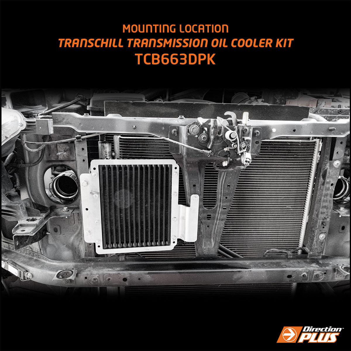 DIRECTION-PLUS TRANSCHILL TRANSMISSION COOLER KIT FORD RANGER, EVEREST PXIII BI-TURBO (TCB663DPK)
