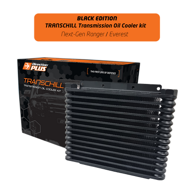 Direction-Plus  TransChill Arctic Black Transmission Cooler Kit FORD NEXT GEN RANGER / EVEREST (TCB671DPK)