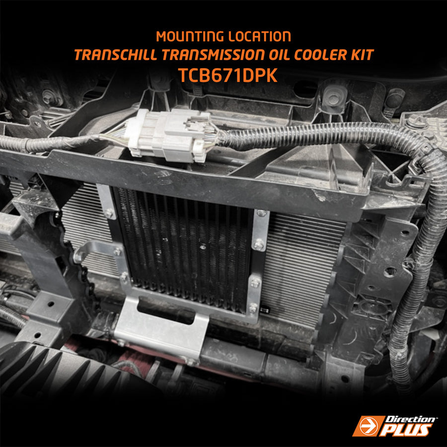 Direction-Plus  TransChill Arctic Black Transmission Cooler Kit FORD NEXT GEN RANGER / EVEREST (TCB671DPK)