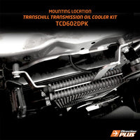 DIRECTION-PLUS TRANSCHILL DUAL TRANSMISSION COOLER KIT HOLDEN COLORADO (TCD602DPK)