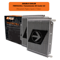 DIRECTION-PLUS TRANSCHILL DUAL TRANSMISSION COOLER KIT MITSUBISHI TRITON MQ & MR (TCD629DPK)
